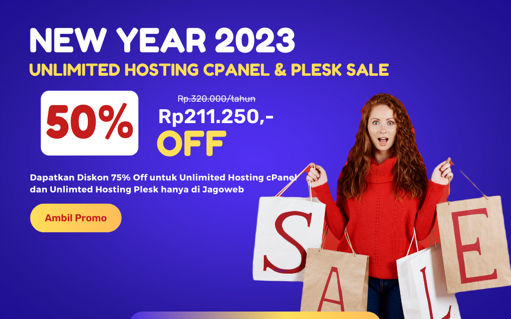 Hosting Unlimited Promo Tahun Baru 2023